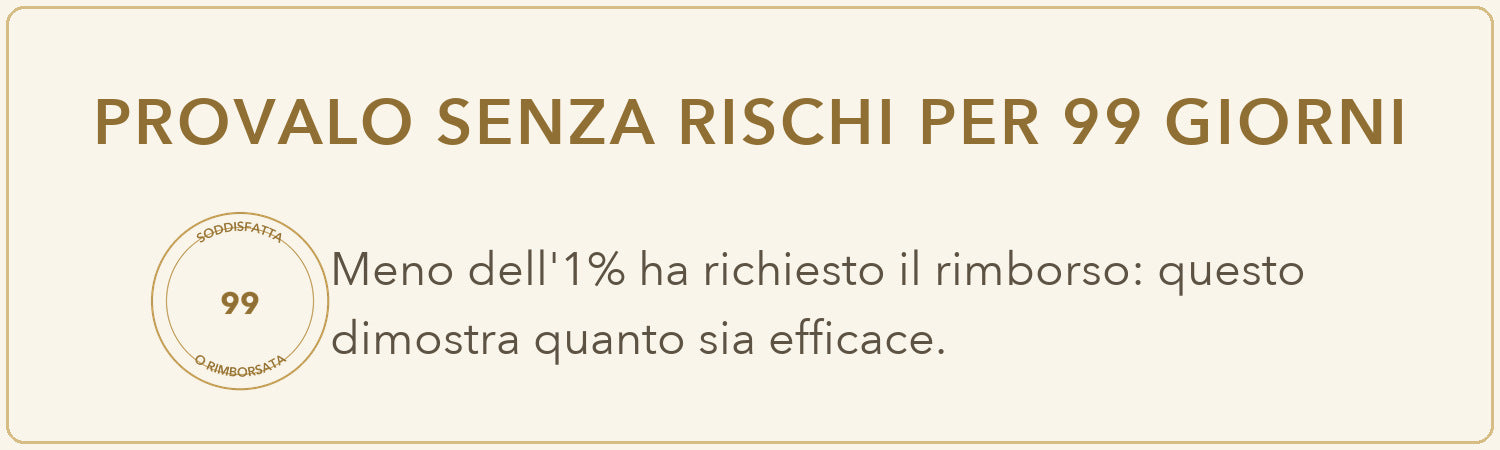 Provalo senza rischi per 99 giorni